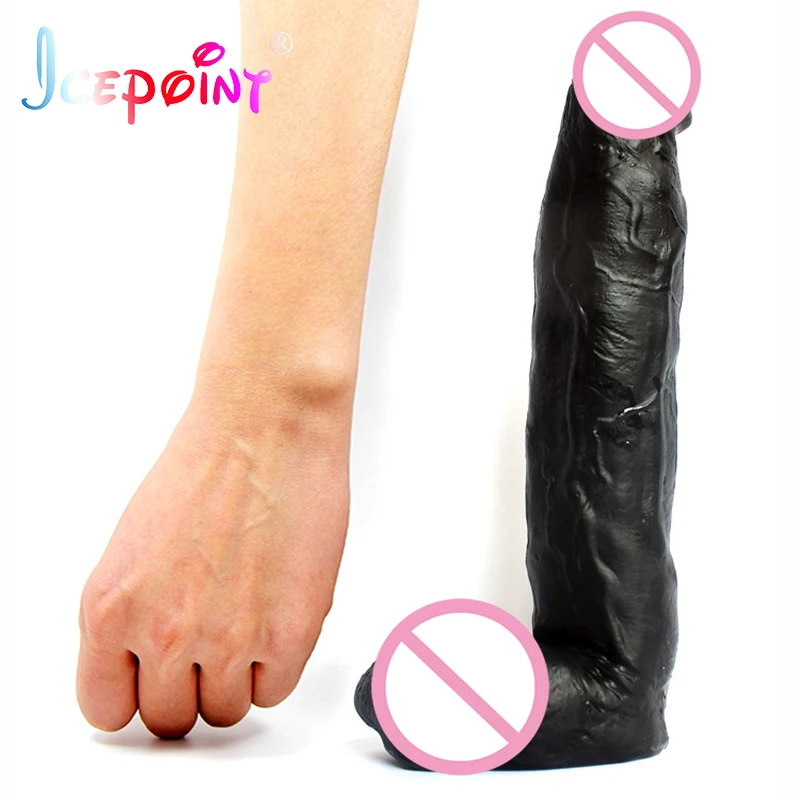 Big Black Dildos Realistic Gode Huge Horse Dildo Vibrators Female Large Penis Giant Sex Dildos Suction Cup Toys For Women 33cm