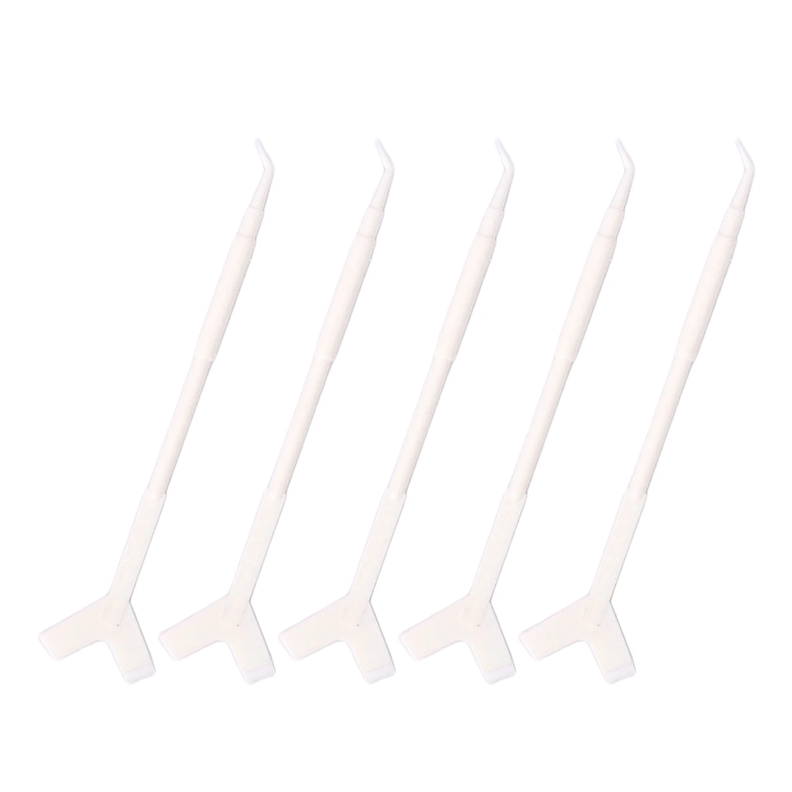 5 Pieces Reuseable Plastic Eyelash Brush Clean Y Shape Grafted Eyelashes Brushes women Makeup Mascara Tools