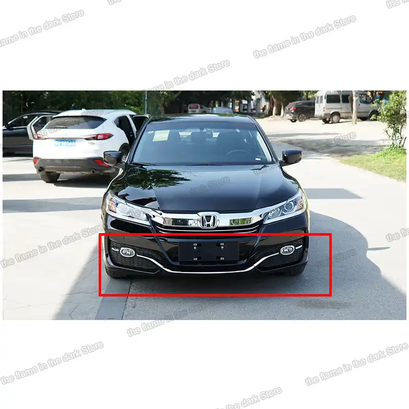 Lsrtw2017 Shiny Silver Abs Car Front Grill Trims Decoration For Honda Accord 2016 2017 9 Accessories Auto Styling Bumper Interior Mouldings Aliexpress