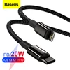 Baseus PD 20W Data Cable For iPhone 11 Pro Max XS SE Type C Fast Charging Cable For Macbook iPad Mini Air 1m/2m Wire Cord ► Photo 1/6