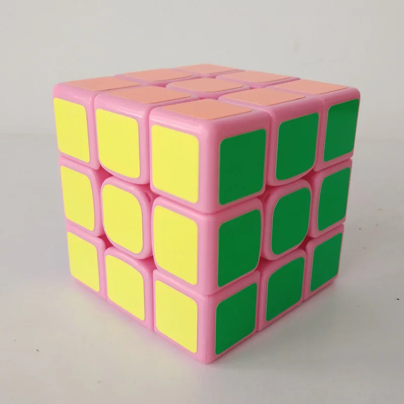 DaYan TengYun прихроманный магический куб профессиональный 3x3x3 скоростной Гладкий 3D Розовый безопасный ABS конкурс магический куб Магическая головоломка