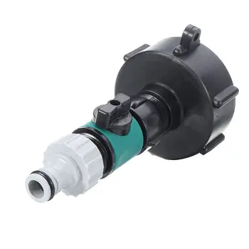 

NEW 3/4" Thread IBC Ton Barrel Water Tank Connector Garden Tap Thread Plastic Fitting Tool Adapter Outlet Type Quick Connector