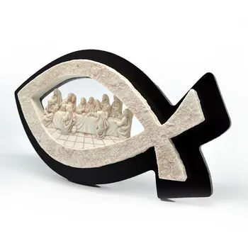 

Home decoration The Last Supper Icon Church Crafts Catholic Relics Decor Resin