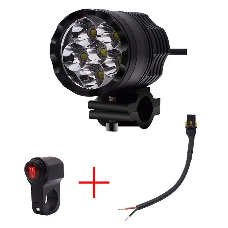 HiMISS 12v 30W Светодиодный фонарь для мотоцикла противотуманная фара