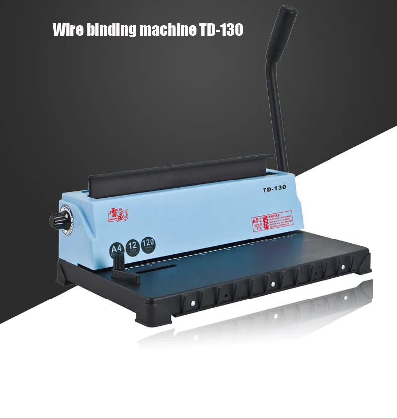 A3 Manual Spiral Wire Binding Machine Paper Puncher 46 Holes Paper Cutter  Decorative Hole Punch Punching machine TD-205D - AliExpress