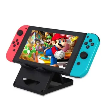 

MeterMall for Nintendoswitch Game Console Adjustable Foldable ABS Compact Bracket Play Stand Stand Holder
