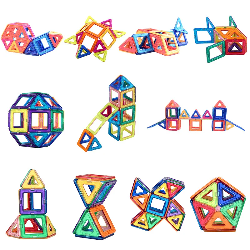Big Magnetic Blocks DIY Building Bricks Designer Accessory Constructor Magnet Model Educational Game Toys For Children Kids Gift magnetic building blocks,magnetic assembly toy
