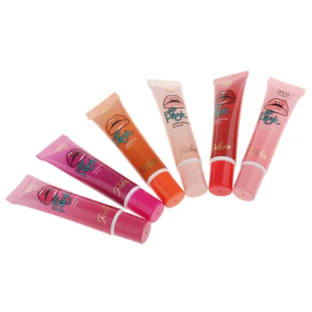 

6x Waterproof Lip Gloss Peel Off Mask Tattoo Longlasting Lipstick Makeup Set