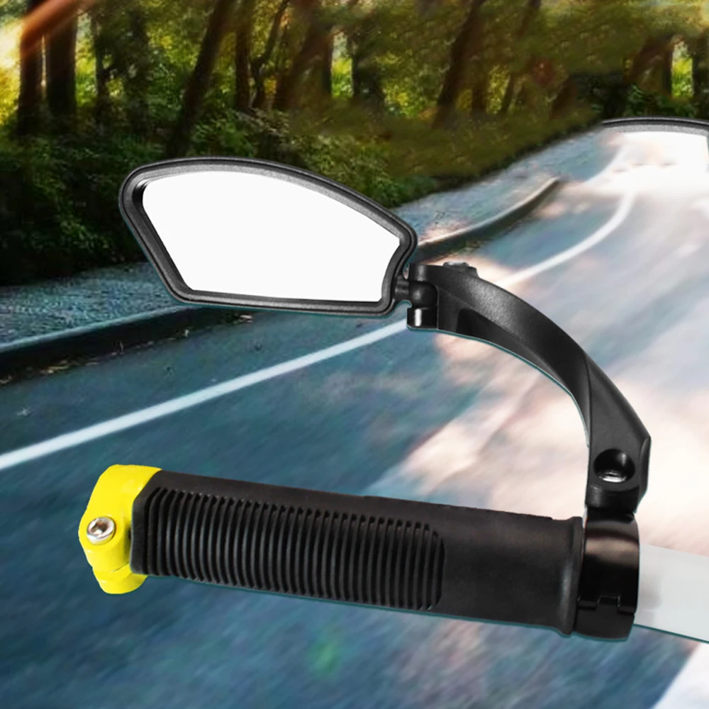 

Bicycle Rear View Mirror MTB Bike Handlebar Side Mirror Safety Cycling Accessorie Scooter Eye Blind Mirror 360 Degree Reflector