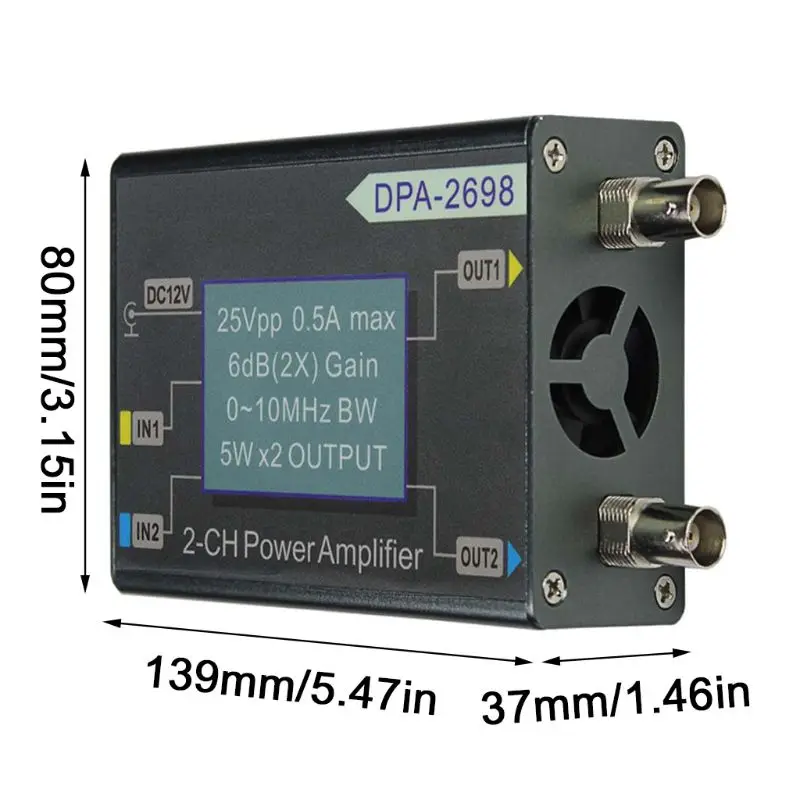 DPA-2698 10MHz 25Vpp Dual Channel 2CH DDS Function