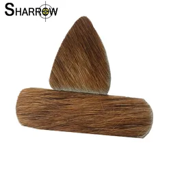1 set Archery Animal Fur Arrow Rest Traditional Bow Silent Plate Arrow Rest Adhesive Stick On Revurve Bow Hunting Bow Crossbow