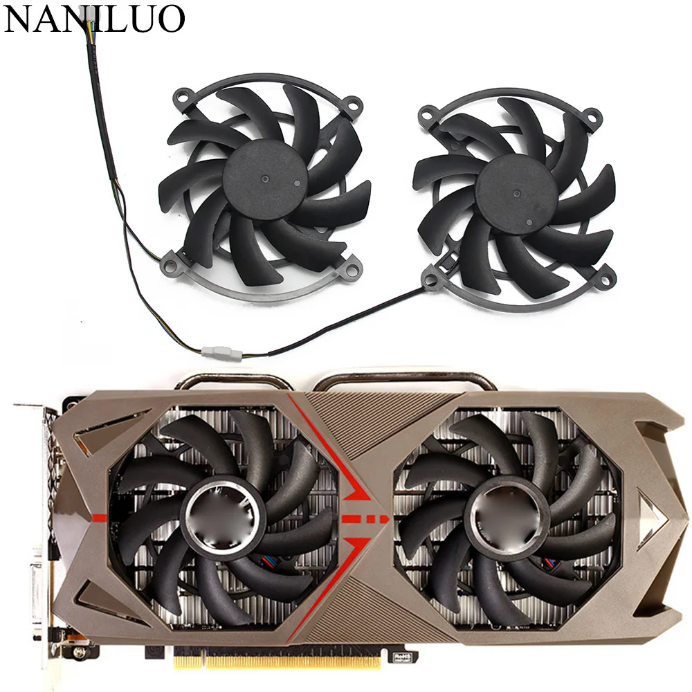 2 шт./лот для цветной видеокарты 1060-3GD5 GeForce GTX1070 iGame S GAMING GTX 1060 1070 охлаждающий