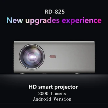 

Rigal RD-825 Android Projector LED 2000 Lumens 1280x7201080P HD Multi-Functional Projector Bluetooth WIFI 3D Home Theater