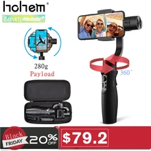 Hohem iSteady Мобильный плюс смартфон карданный 3-осевой Ручной Стабилизатор для iPhone XS XR X 8 7 6 для samsung s8 iSteady мобильное радио