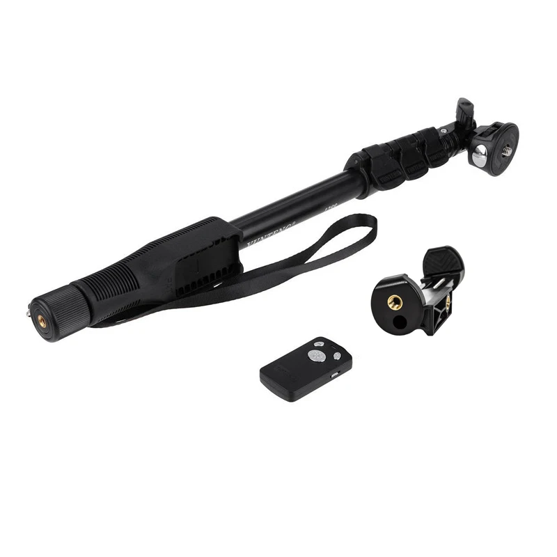 Tripod 4 In 1 Yunteng 1288 Bluetooth Extendable Selfie Stick Handheld Yt-1288 Monopod for Xiaomi Yi Gopro Sj4000 Iphone Camera