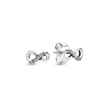 

NEW 2020 100% 925 Sterling Silver Mother's Day Limited Edition Collection Series Earrings Fit DIY Women Original Fashion Jewelry