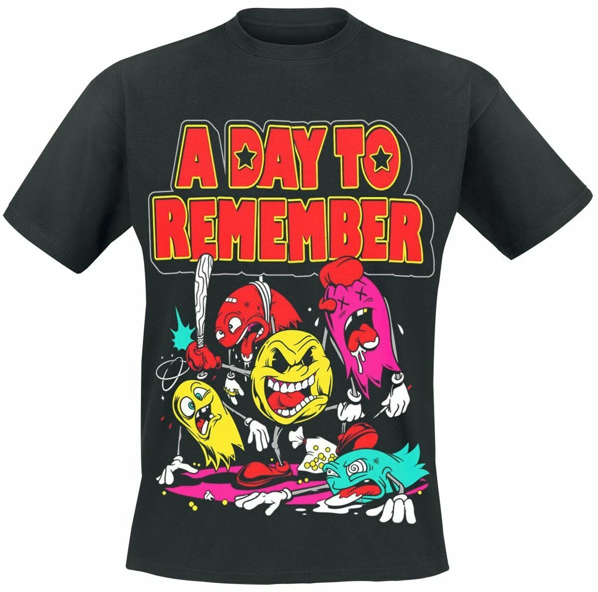 A Day To Remember Tee Shirts A Day To Remember Keep Running Your Mouth T-shirt Black Tee Shirt Cool
