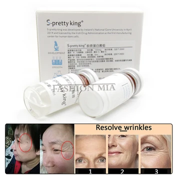 

100 Units 8ml Remove wrinkles Cross-linked Hyaluronic acid for face Remove wrinkles Beauty skin 100% hyaluronic acid 1:1 mixing