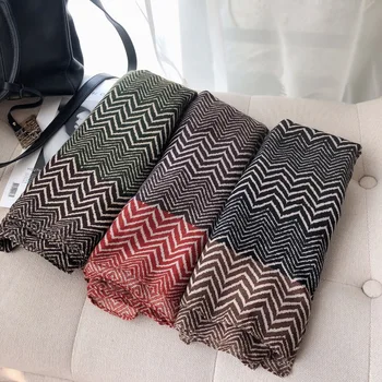 

New style autumn and winter lady fashion cotton material scarf Women Multicolor Print Sunscreen silk scarf Beach cotton Shawl