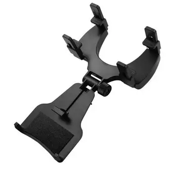 

Car Phone Holder Rearview Mirror Mount Stand Holder For IPhone Huawei Samsung GPS Adjustable Car Bracket Smartphone Holder