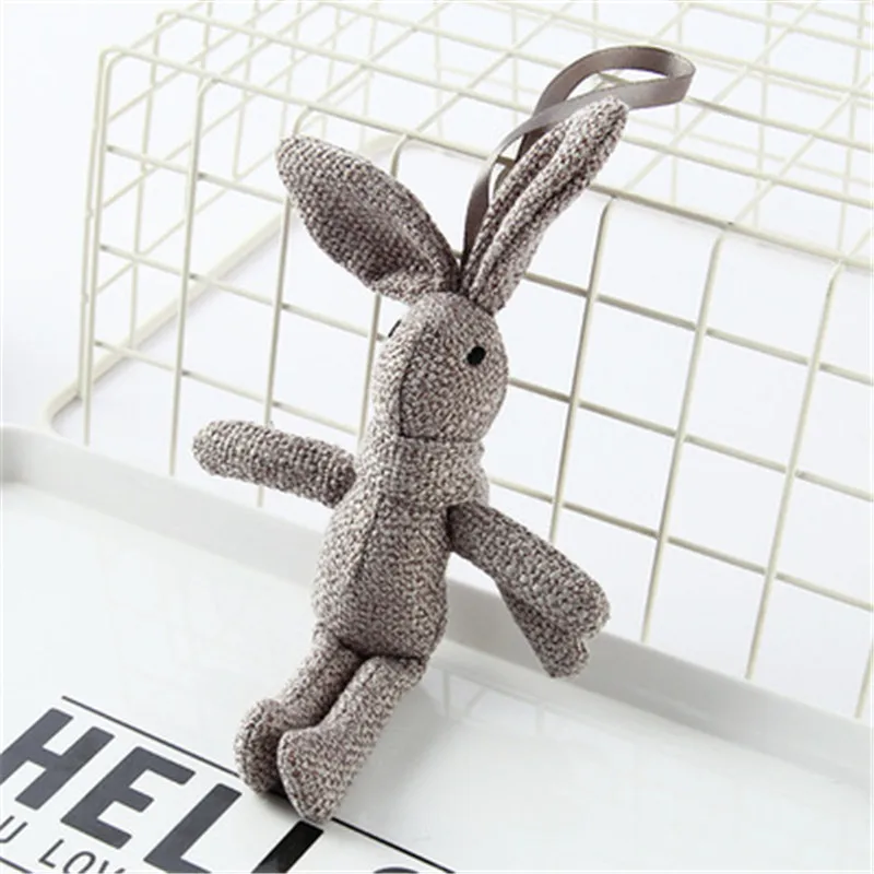 NEW-Rabbit-Plush-Animal-Stuffed-Dress-Rabbit-Key-chain-TOY-Kid-s-Party-Plush-TOY-Bouquet (3)