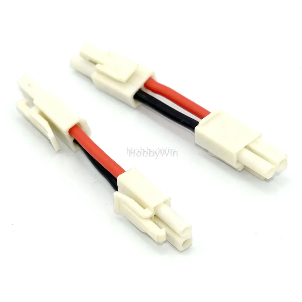 

EL-2P Plug male to male converter Positive TO Square terminal for RC Model Buggy Car Truck Boat battery plug conversion