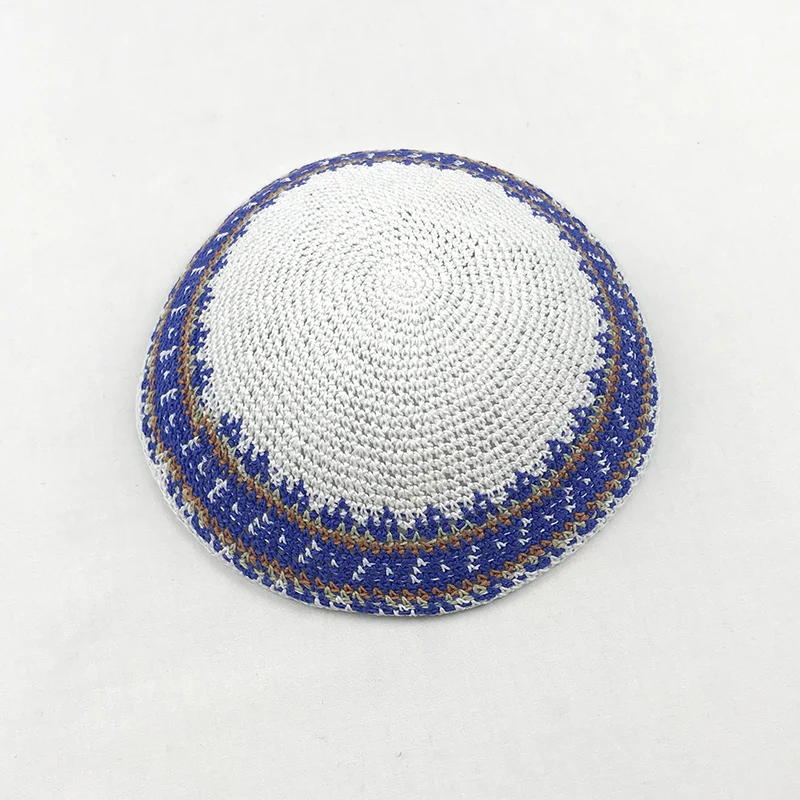 Jewish Kippah Black Hand Made Yarmulke Judaica Yamaka Kippa Yamakah Yarmulka Hat Men Or Kids (15CM 5.9INCH) mens skully