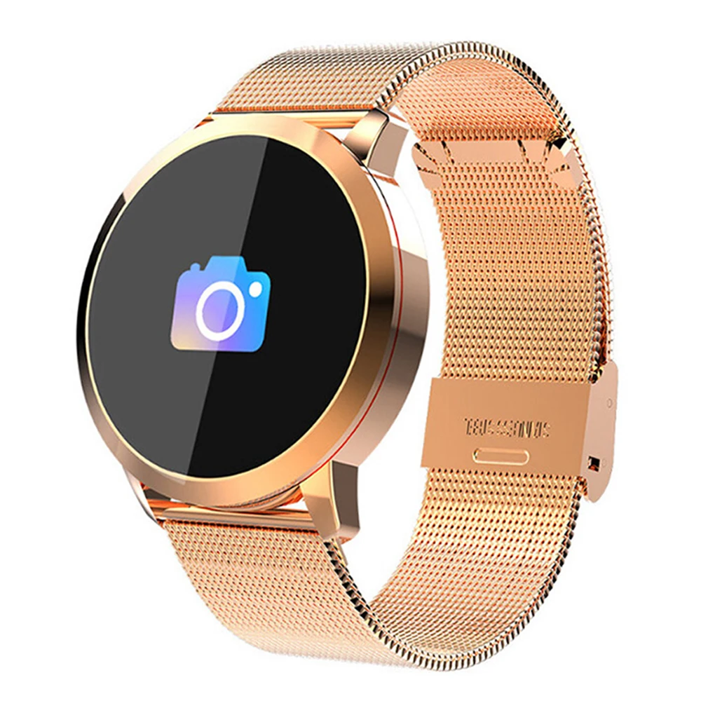 Q8 SmartWatch кровяное кислородное кровяное давление монитор сердечного ритма IP67 Водонепроницаемый Спорт Фитнес сенсорный экран Вибрация SmartWatch
