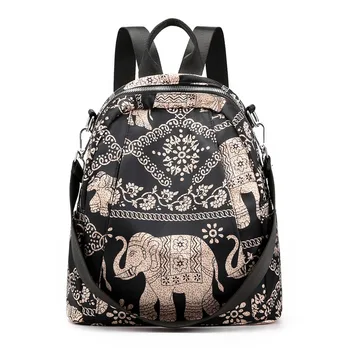 

YS-1725# Lightweight Lady Shoulder Bags WomenMulti-functional Anti-splash Nylon Large-capacity Backpack