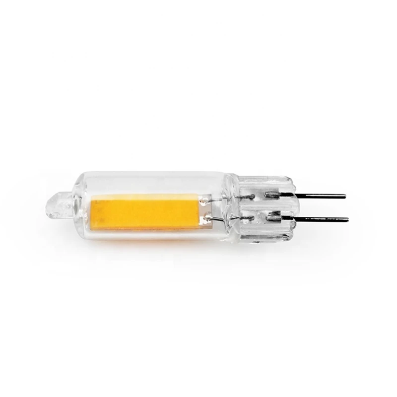 10 개/몫 유리 LED 전구 G4 LED 빛 AC 220V 240V Led COB 램프 LED 6W 9W 12W COB LED 조명 할로겐 스포트 라이트를 대체