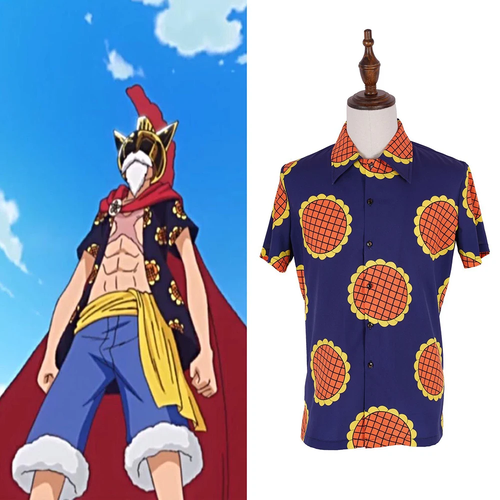 Monkey D. Luffy Printed Shirt Men Anime 