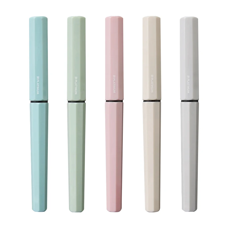 

Japan PLATINUM Small Meteor Fountain Pen Light Sweet Series PQ-200 Students Gifts Practice Calligraphy Macarons Fountain Pen