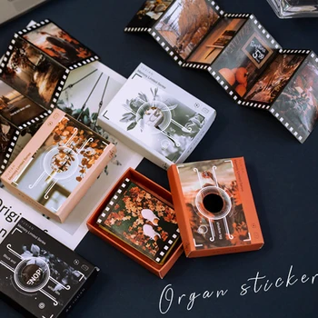 

30pcs/pack Vintage Film Memory Limited Series DIY Dairy Book Decoration Multifunction Stickers Scrapbooking