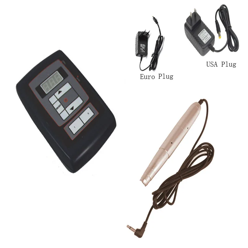 Dermografo руководство+ frete+ garantia+ brinde цифровой дисплей тату машина батарейный блок-тату машина