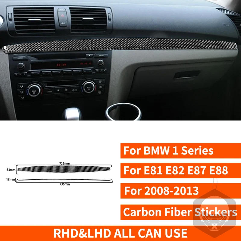 Für BMW 1er Serie E81 E82 E87 E88 2008-2013 Carbon-Faser Beifahrer-Armaturenbrett-Verkleidung Auto-Innenausstattung korative Aufkleber 34 Für BMW 1er Serie E81 E82 E87 E88 2008-2013 Carbon-Faser Beifahrer-Armaturenbrett-Verkleidung Auto-Innenausstattung korative Aufkleber 34