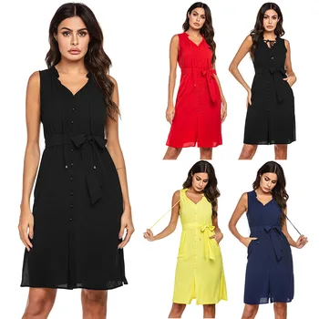 

2020 Spring and Summer New Chiffon Dress