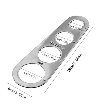

Stainless Steel Spaghetti Measurer Tool Pasta Portion Control Gadgets 4 Portions