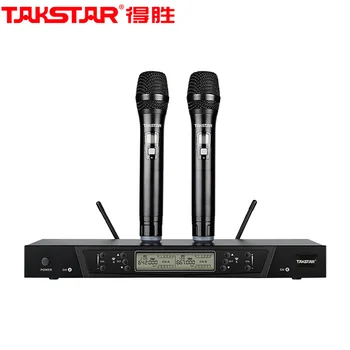 

Takstar G501 Digital wave guide UHF wireless Dual handheld microphone system KTV home entertainment party outdoor performance