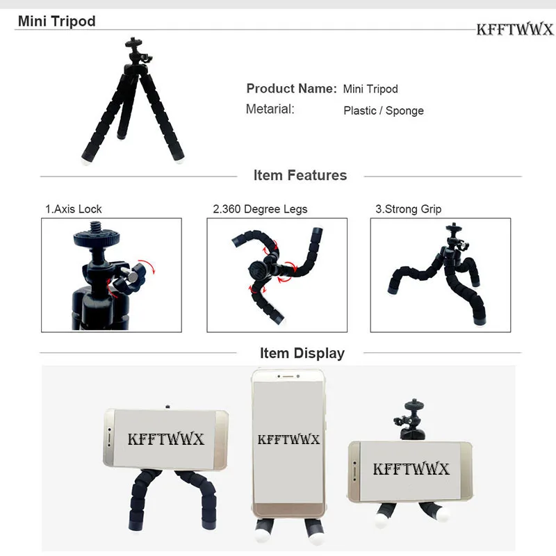 Acessórios para Gopro Vara para go Kfftwwx Tripé Hero Montagem Flutuante Bobber Selfie Pro 8 7 6 5 4 3 Sj4000 Enek H9r Câmera 10 9 - Image 6