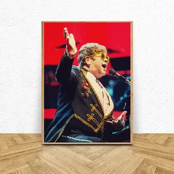 

Elton John Poster Canvas Print Wall Art Home Decor No Frame