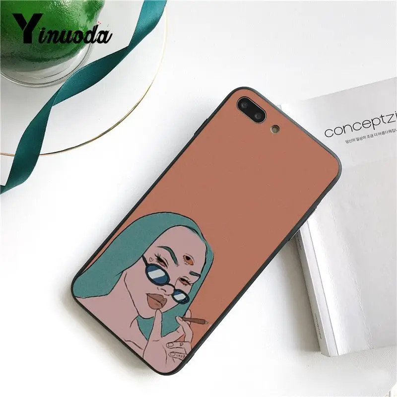 color Artistic illustration alien fashion girl