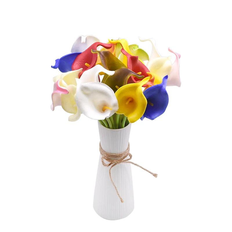 5/10pcs Artificial Calla Lily Handmake Foam Flowers for Wedding Party Decor DIY Wreath Gift Box Scrapbook Fake Flower Supplies 8 | Дом и сад