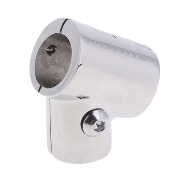 

Boat Handrail Fittings 60 Degree T/Tee Hinged/Split , 1 inch Pipe Hand Rail Tee, Marine 316 Stainless Steel