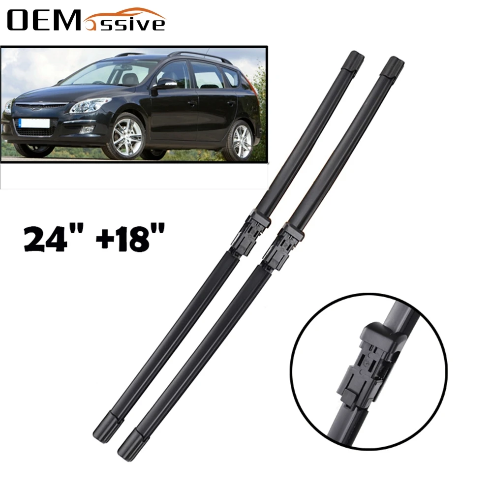 

2Pcs Front Window Windscreen Wiper Blades Set For Hyundai I30 2007 2008 2009 2010 Windshield Wiper Blades