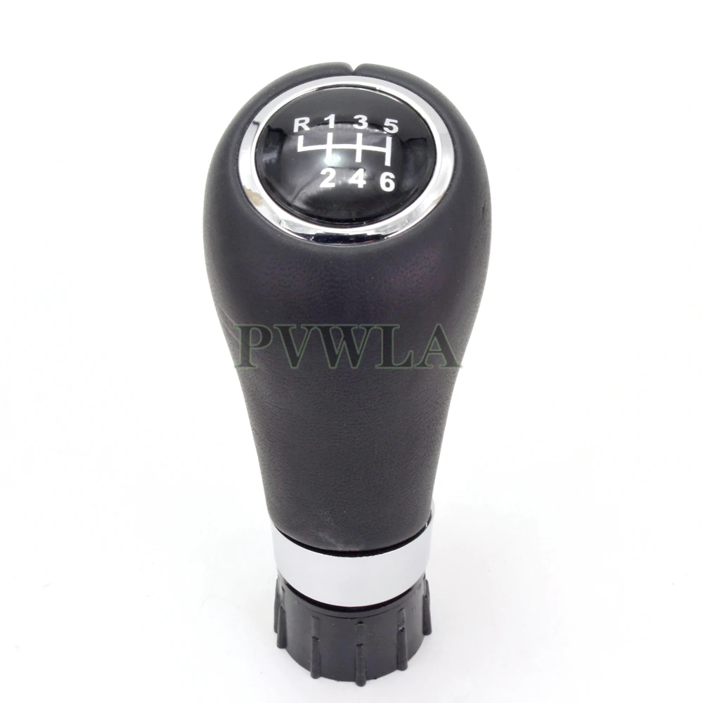 Car-Stying 6 Speed Car Stick Gear Shift Knob With Leather Boot For Mercedes Benz W204 C180 C200 C220 C250 C300 C350 2008-2014