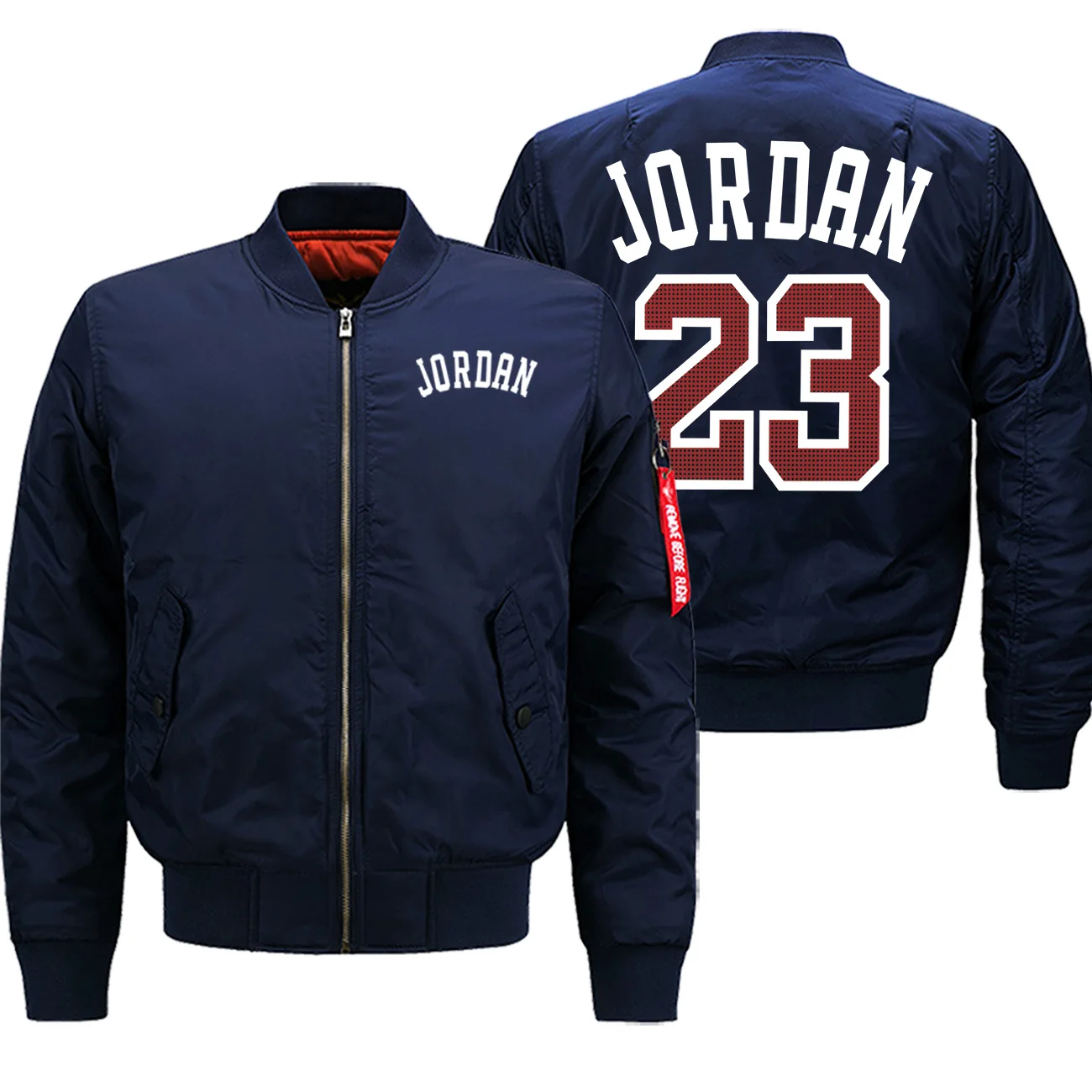 Jordan 23 осень зима Куртка бомбер мужская одежда крутые военные куртки одежда толстовки хип хоп модное толстое пальто - Цвет: dark blue6