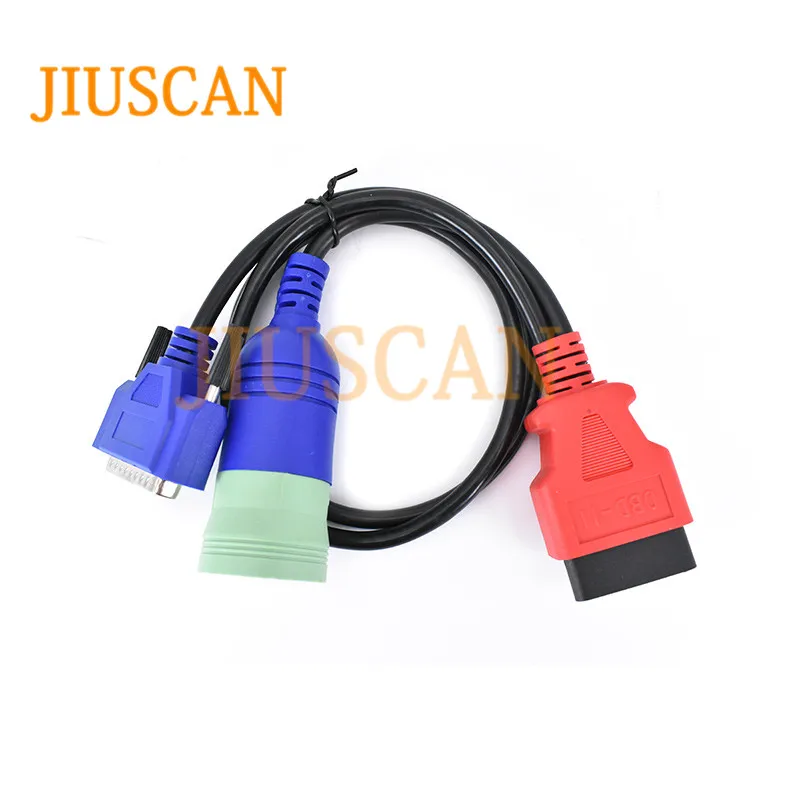 

JIUSCAN 3 pin Cable for Portocol Adapter 5 universal Diesel truck Diagnostic tool