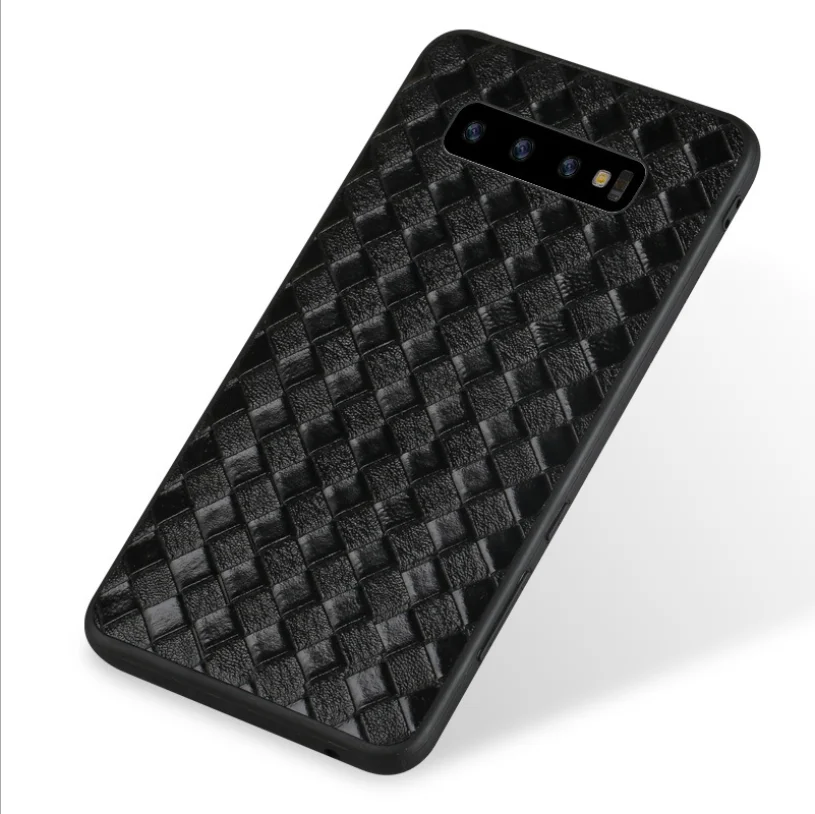 Роскошный противоударный чехол из натуральной кожи для телефона samsung galaxy A50 A70 A40 A20 Note 8 9 10 S8 S9 S10 plus чехол для телефона