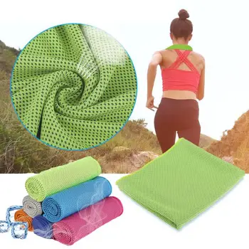 

Outdoor Sport Ice Towel Rapid Instant Cooling Microfiber Quick-Dry Ice Towels For Fitness Yoga Fitness Gym Running Wipe Towels