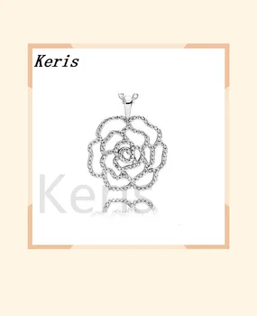 

100% 925 silver sterling 1:1:390368cz exquisite feminine temperament charming wedding pendant free freight jewelry